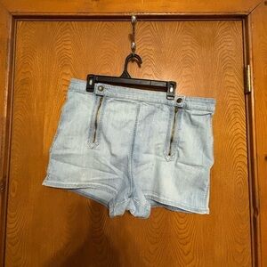 Lee Blue Jean Shorts Relaxed Fit Summer Essential